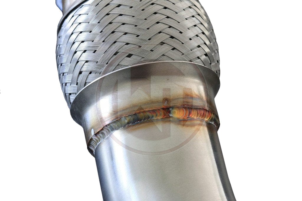 Wagner Tuning BMW N57 Diesel Catless Downpipe (Decat) SS304 70mm  325d 330d 525d 530d 730d 740d  X3/X4/X5/X6 30d 40d  E90 F30 F10 F01 E70 E71  Replaces OEM 18308511143  1:1 OEM Fit