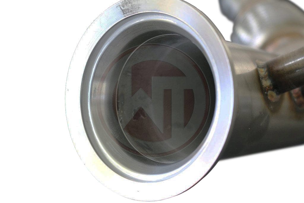 Wagner Tuning BMW N57 Diesel Catless Downpipe (Decat) SS304 70mm  325d 330d 525d 530d 730d 740d  X3/X4/X5/X6 30d 40d  E90 F30 F10 F01 E70 E71  Replaces OEM 18308511143  1:1 OEM Fit