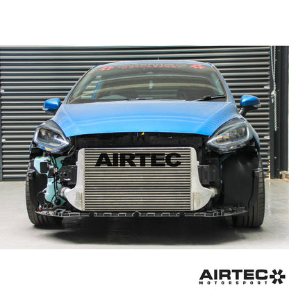 AIRTEC Motorsport Stage 3 FMIC Intercooler/Charge Cooler Upgrade for Ford Fiesta ST Mk8 1.5 EcoBoost (incl ST200) - Full-Width Stepped Bar & Plate Big Core - Direct Fit, Plug and Play, No Cutting, Crash Bar Retained - UK Made