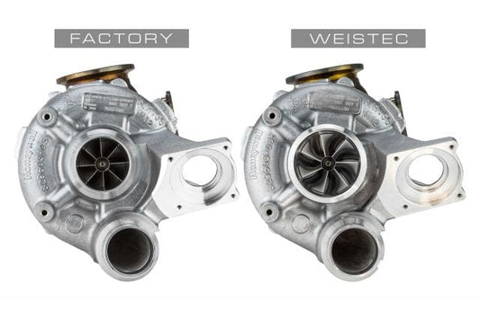 Weistec W.3 Turbo Upgrade for BMW N63 4.4L (N63B44O2) - Bolt-On Twin Turbochargers with High-Flow Intake Pipes - Fits M550i, M750i, M850i, 550i, 650i, 750i, X5 50i, X6 50i