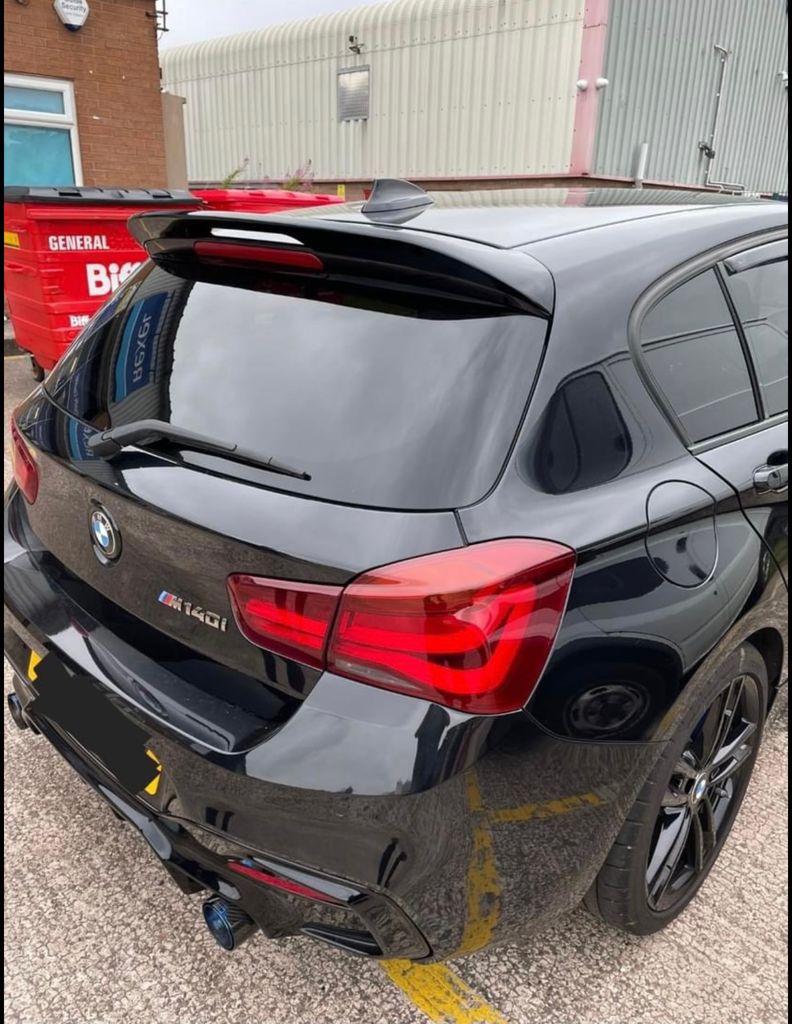 BMW 1 Series F20 F21 Facelift Full Body Kit for M140i & M135i LCI - Front Splitter, Side Skirts, Aggressive Rear Diffuser, Boot Spoiler, Gloss Black Kidney Grilles & M-Style Mirror Caps | Nforcd