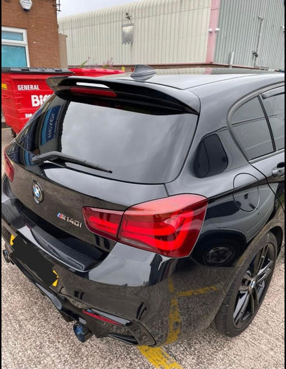 BMW 1 Series F20 F21 Facelift Full Body Kit for M140i & M135i LCI - Front Splitter, Side Skirts, Aggressive Rear Diffuser, Boot Spoiler, Gloss Black Kidney Grilles & M-Style Mirror Caps | Nforcd