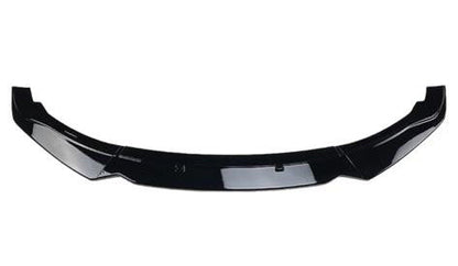 BMW 1 Series F20 F21 LCI Facelift 2015-2019 Gloss Black Front Bumper Lip Splitter - SE/Standard Bumper (Non M Sport) Chin Spoiler, Front Lower Valance Aero Apron Extension