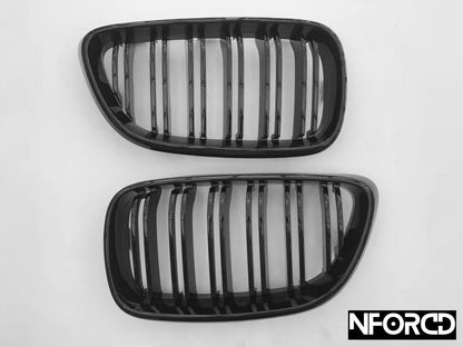 BMW 1 Series F20 F21 Facelift Full Body Kit for M140i & M135i LCI - Front Splitter, Side Skirts, Aggressive Rear Diffuser, Boot Spoiler, Gloss Black Kidney Grilles & M-Style Mirror Caps | Nforcd