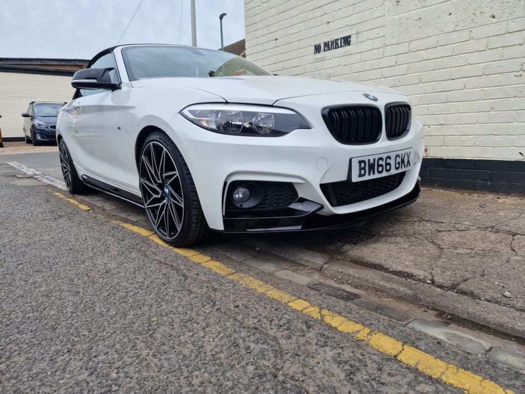 BMW 2 Series F22 Coupe Full Gloss Black Body Kit  Front Splitter, Side Skirts, Rear Diffuser, Boot Spoiler, Black Kidney Grilles & Mirror Caps  Fits M235i/M240i  OEM+ Aero Styling