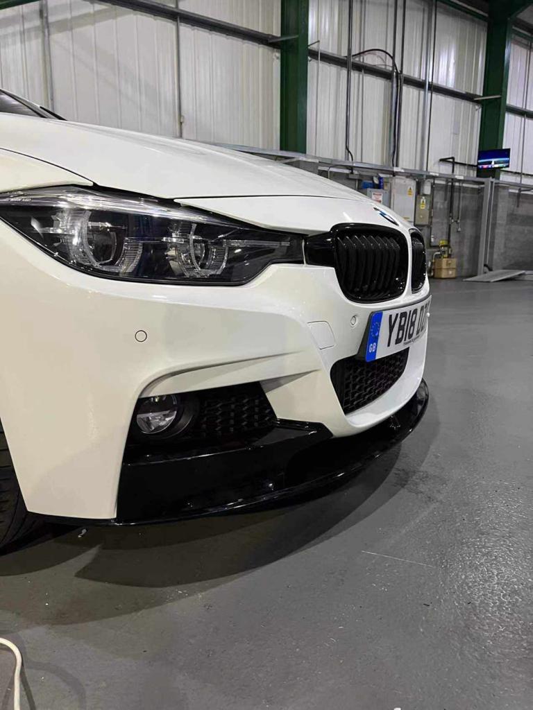 BMW F30 LCI Facelift 3 Series M Sport Full Body Kit (2015-2019)  Front Splitter/Lip, Side Skirts, Rear Diffuser, Boot Spoiler, Black Kidney Grilles, Black M-Style Mirror Covers | UK Stock | Fits 335i 340i M Sport