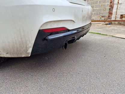 BMW 2 Series F22 Coupe Full Gloss Black Body Kit  Front Splitter, Side Skirts, Rear Diffuser, Boot Spoiler, Black Kidney Grilles & Mirror Caps  Fits M235i/M240i  OEM+ Aero Styling