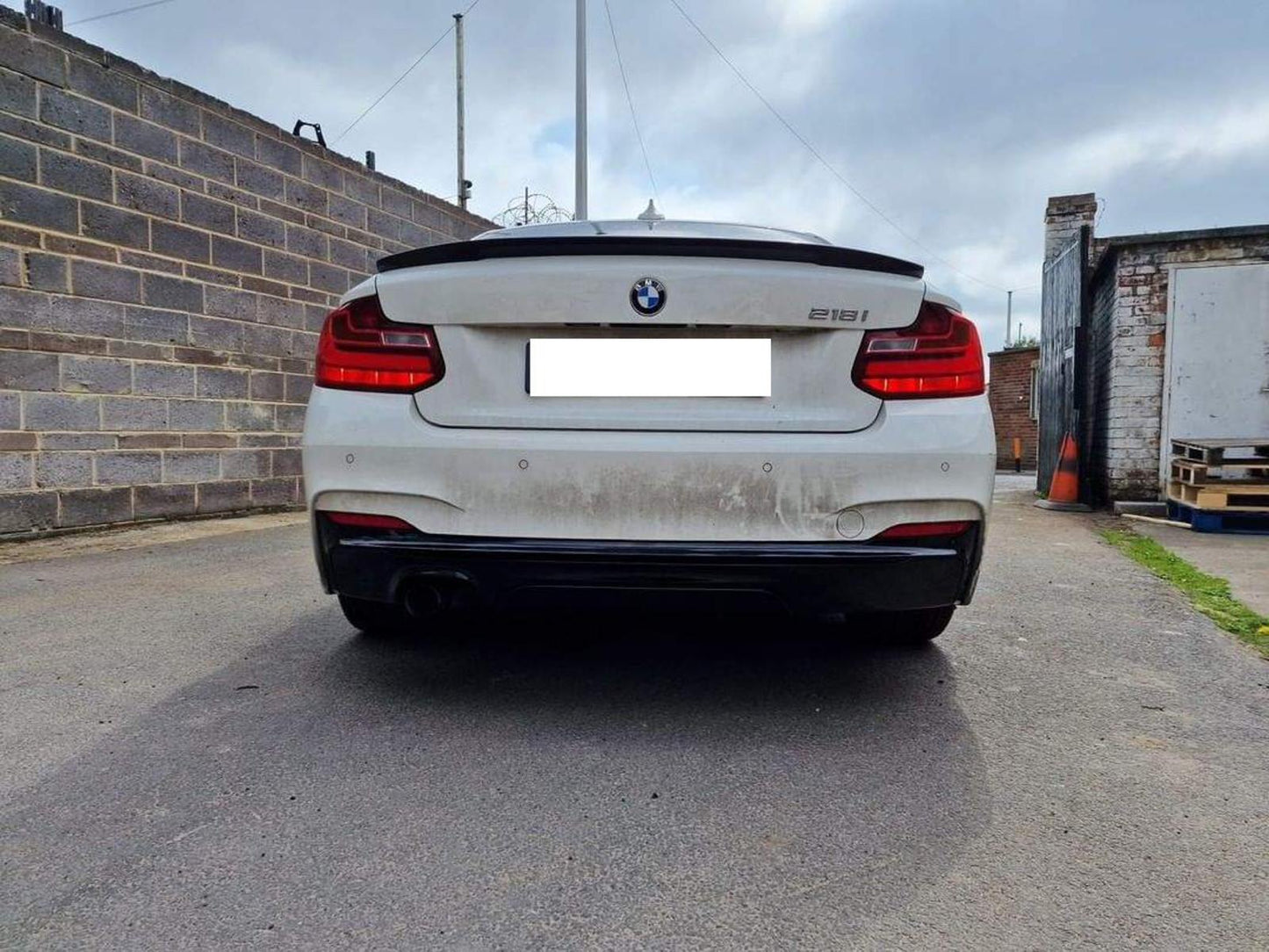 BMW 2 Series (2-Series) F22 F23 Rear Lip Spoiler - Gloss/Piano Black ABS Bootlid/Trunk Decklid Wing Ducktail - M Performance Style - Fits 2014-2021 Coupe & Convertible/Cabriolet