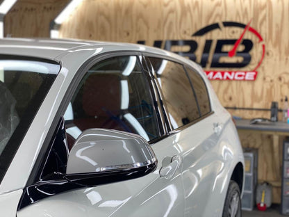 BMW M Style Gloss Black Wing Mirror Caps Pair for 1 2 3 4 Series F20 F21 F22 F23 F30 F32 F33 F36 & X1  Left & Right Replacement Covers