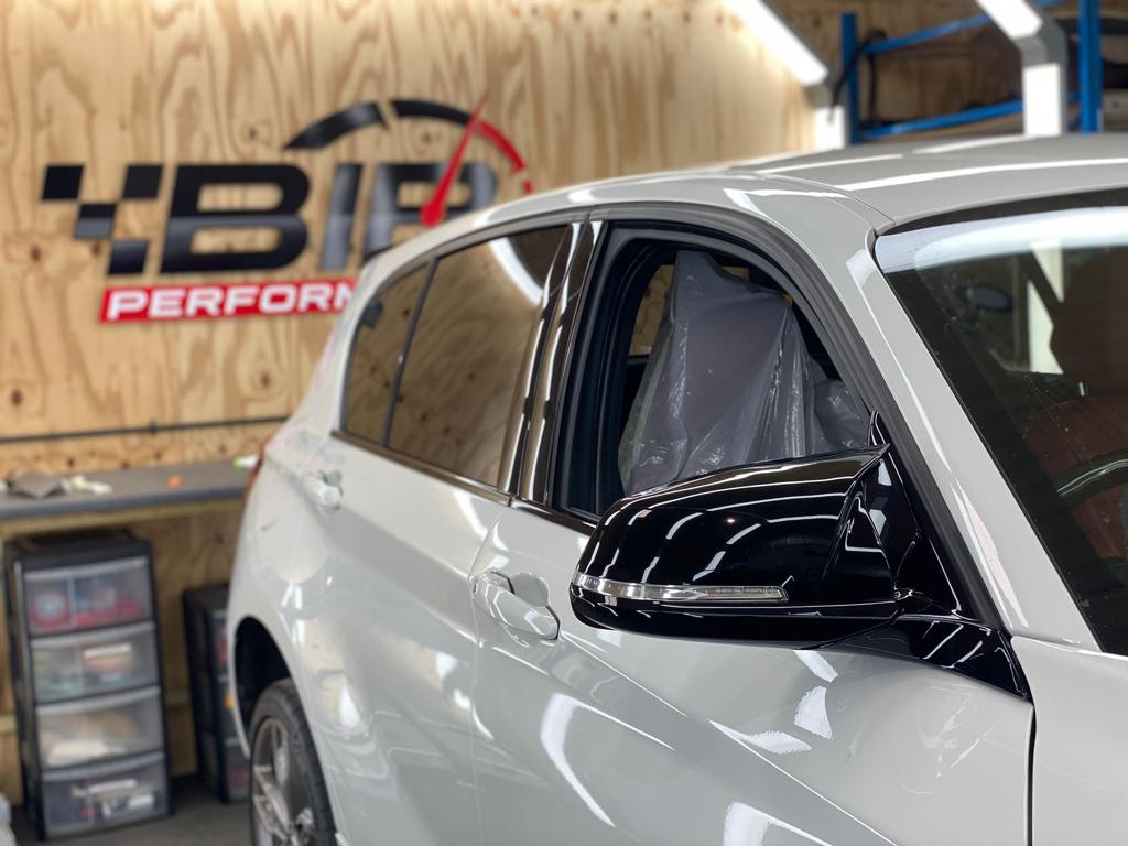 BMW M Style Gloss Black Wing Mirror Caps Pair for 1 2 3 4 Series F20 F21 F22 F23 F30 F32 F33 F36 & X1  Left & Right Replacement Covers