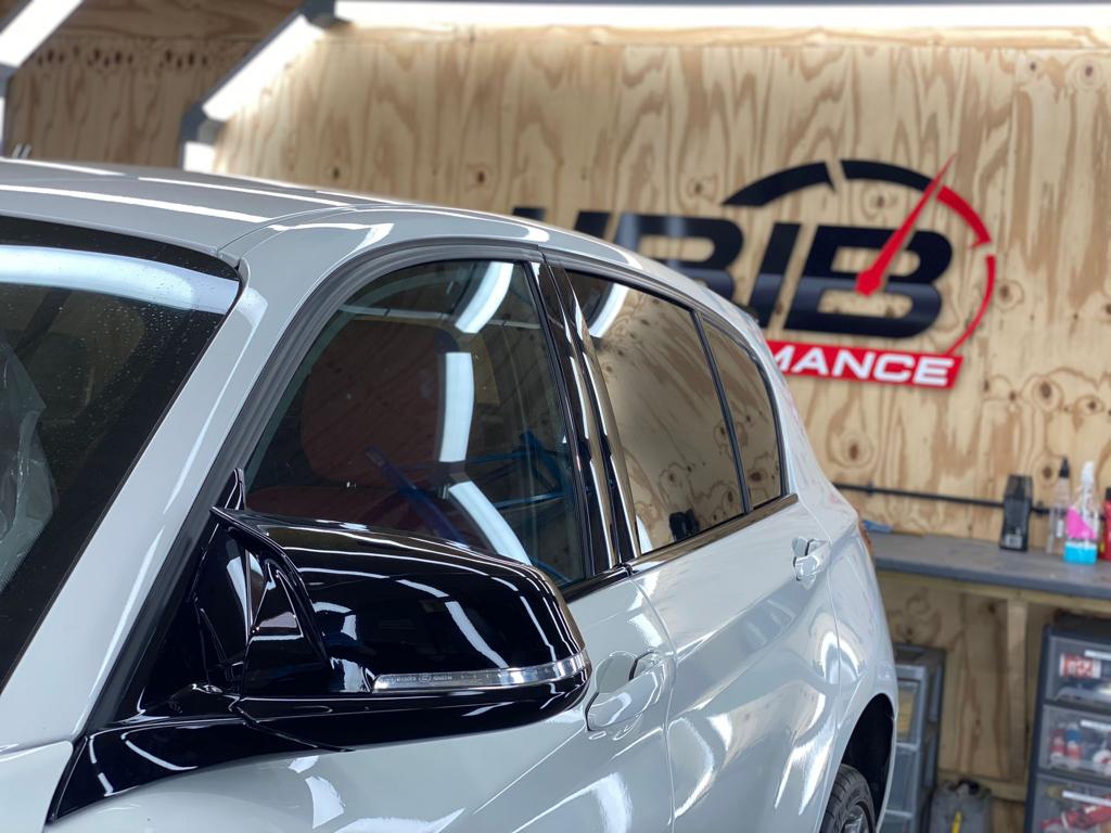 BMW M Style Gloss Black Wing Mirror Caps Pair for 1 2 3 4 Series F20 F21 F22 F23 F30 F32 F33 F36 & X1  Left & Right Replacement Covers