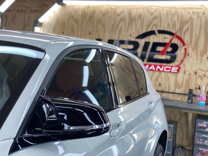 BMW M Style Gloss Black Wing Mirror Caps Pair for 1 2 3 4 Series F20 F21 F22 F23 F30 F32 F33 F36 & X1  Left & Right Replacement Covers