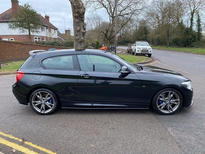 BMW 1 Series M135i Pre-Facelift Pre-LCI (F20/F21) Full Body Kit - Splitter, Side Skirts, Rear Spats, Rear Diffuser, Gloss Black Spoiler & Kidney Grilles, M Performance Style Mirror Covers - Direct Fit, No Paint, UK