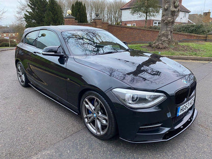 BMW 1 Series M135i Pre-Facelift Pre-LCI (F20/F21) Full Body Kit - Splitter, Side Skirts, Rear Spats, Rear Diffuser, Gloss Black Spoiler & Kidney Grilles, M Performance Style Mirror Covers - Direct Fit, No Paint, UK