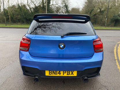 KSB Gloss Black Front Lip Spoiler Splitter for BMW 1 Series F20 F21 Pre-LCI Pre-Facelift (2011-2015) M Sport & M135i - ABS Front Bumper Lip / Chin Spoiler - UK Made OEM+ Aero Front Valance Extension