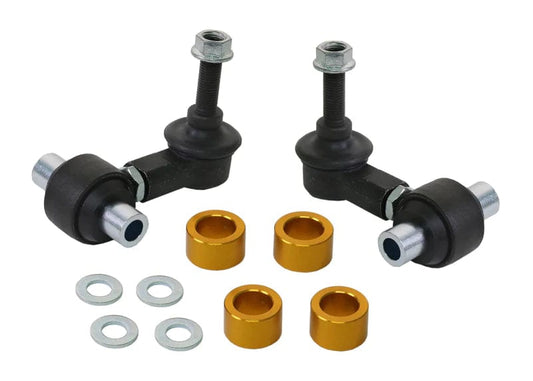 Whiteline KLC202 Adjustable Rear Sway/Anti Roll Bar Links - 10mm Ball Stud - Audi A3 8V/8Y, TT 8S, VW Golf MK7/MK7.5/MK8 GTI/R, Skoda Octavia MK3/MK4 (MQB) - Heavy Duty Drop End Links 55-65mm