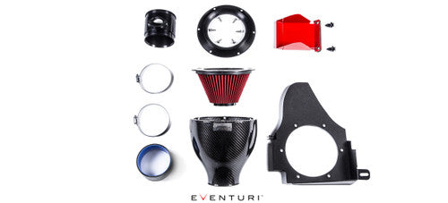 Eventuri Carbon Fibre/Fiber Induction Kit / Cold Air Intake for BMW Z4 M (E85 E86) S54 – Carbon Airbox Upgrade with Ram Air Scoop, Heat Shield & High-Flow Filter – Fits Z4M Coupe & Roadster – MAF Compatible, Dyno Proven Performance