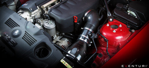 Eventuri Carbon Fibre/Fiber Induction Kit / Cold Air Intake for BMW Z4 M (E85 E86) S54 – Carbon Airbox Upgrade with Ram Air Scoop, Heat Shield & High-Flow Filter – Fits Z4M Coupe & Roadster – MAF Compatible, Dyno Proven Performance