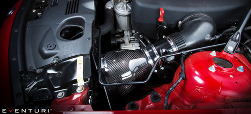 Eventuri Carbon Fibre/Fiber Induction Kit / Cold Air Intake for BMW Z4 M (E85 E86) S54 – Carbon Airbox Upgrade with Ram Air Scoop, Heat Shield & High-Flow Filter – Fits Z4M Coupe & Roadster – MAF Compatible, Dyno Proven Performance
