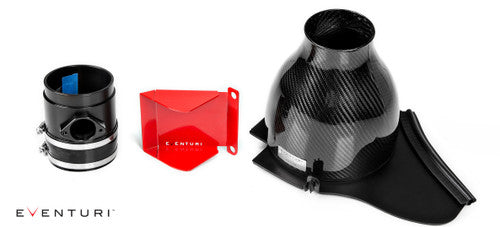 Eventuri Carbon Fibre/Fiber Induction Kit / Cold Air Intake for BMW Z4 M (E85 E86) S54 – Carbon Airbox Upgrade with Ram Air Scoop, Heat Shield & High-Flow Filter – Fits Z4M Coupe & Roadster – MAF Compatible, Dyno Proven Performance