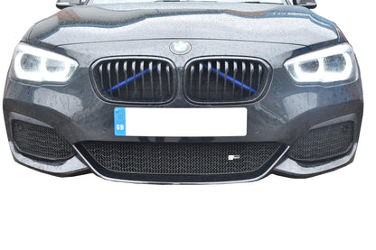 Zunsport UK-Made Stainless Steel Wire Mesh Front Grille/Grill Screens Kit for BMW 1 Series F20 F21 LCI (2015-2019) M140i/M140 M Sport - Lower Bumper Grille Inserts, Radiator/Intercooler/Condenser Protectors, Stone Guard