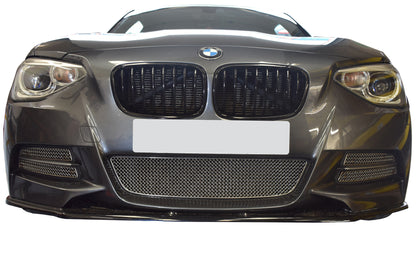 BMW 1 Series M135i F20 F21 Pre-LCI/Pre-Facelift M Sport Front Lower Bumper Grille Mesh Kit by Zunsport - Stainless Steel Radiator/Intercooler/Condenser Stone Guard, Intake Grill Inserts, Debris Screen, OEM+ Fit, UK Made