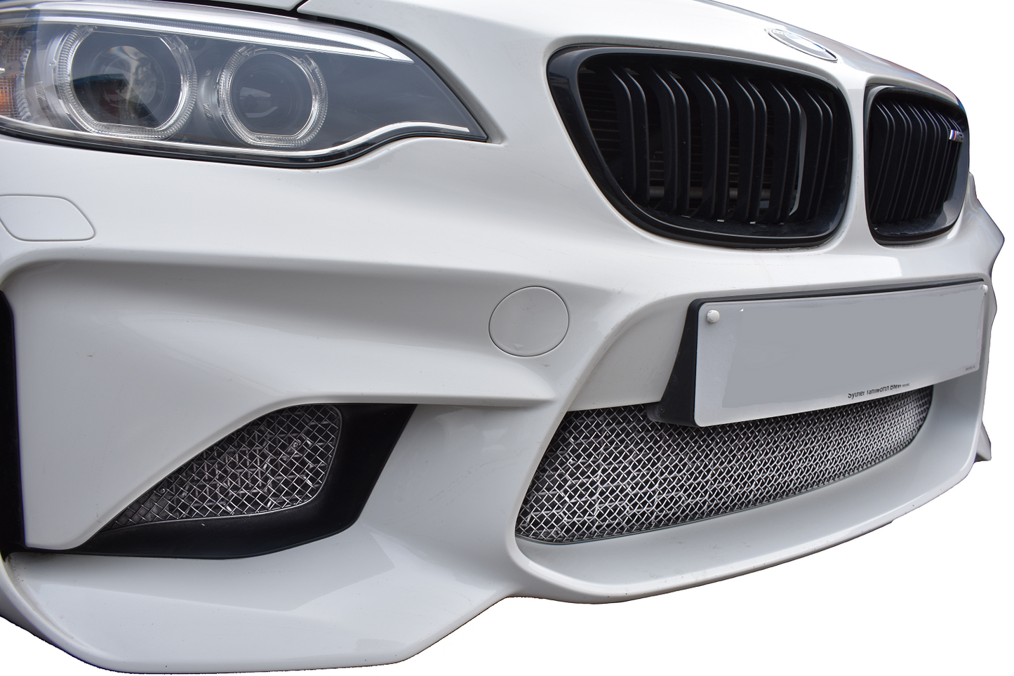 BMW M2 F87 Gen 1 (2016-2018) Zunsport Front Bumper Mesh Grille/Grill Kit - Intake Screens & Stone Guards - Stainless Steel Radiator Intercooler Oil Cooler Protection - OEM+ Fit - UK Made
