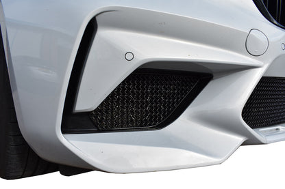 BMW M2 Competition F87 (M2C) Zunsport Front Bumper Mesh Grille/Grill Kit - Stainless Steel Radiator, Intercooler/Charge Cooler & Oil Cooler Guards/Protectors - Intake Mesh Screens, Stone Chip Debris Protection - OEM Style - UK Made