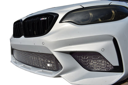 BMW M2 Competition F87 (M2C) Zunsport Front Bumper Mesh Grille/Grill Kit - Stainless Steel Radiator, Intercooler/Charge Cooler & Oil Cooler Guards/Protectors - Intake Mesh Screens, Stone Chip Debris Protection - OEM Style - UK Made