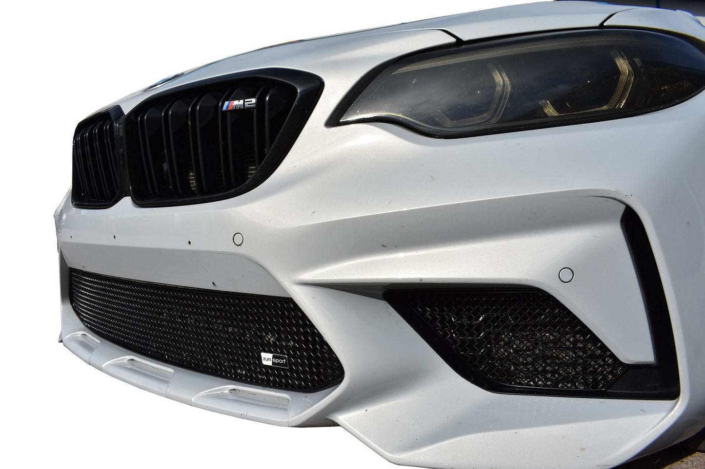 BMW M2 Competition F87 (M2C) Zunsport Front Bumper Mesh Grille/Grill Kit - Stainless Steel Radiator, Intercooler/Charge Cooler & Oil Cooler Guards/Protectors - Intake Mesh Screens, Stone Chip Debris Protection - OEM Style - UK Made