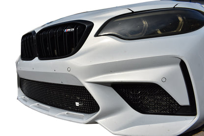 BMW M2 Competition F87 (M2C) Zunsport Front Bumper Mesh Grille/Grill Kit - Stainless Steel Radiator, Intercooler/Charge Cooler & Oil Cooler Guards/Protectors - Intake Mesh Screens, Stone Chip Debris Protection - OEM Style - UK Made