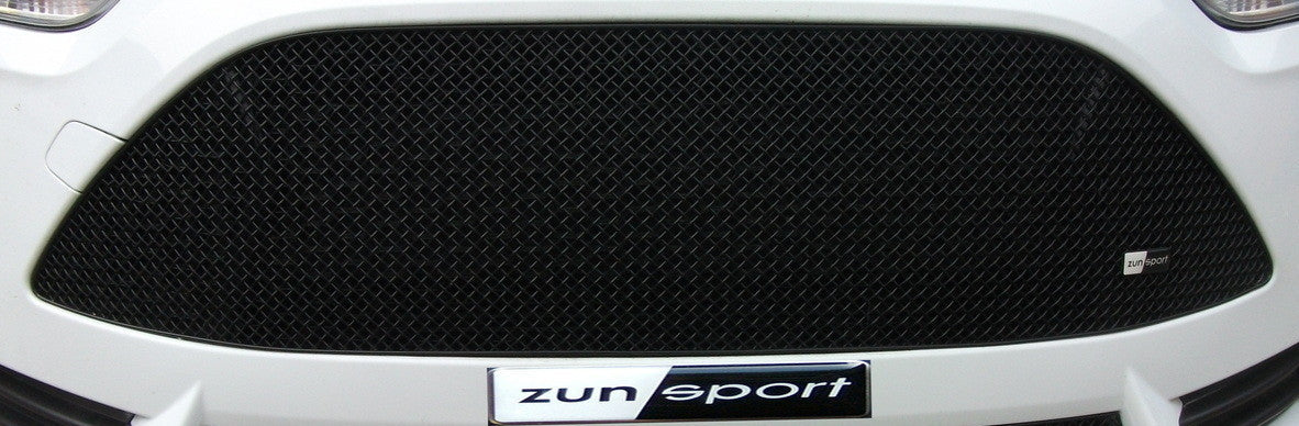 Zunsport Front Mesh Grille/Grill Insert Kit for Ford Focus ST MK3 MK3.5 (2012-2018) - Upper & Lower Covers, Black or Silver | Stainless Steel Radiator & Intercooler Stone Guard | ST250 Facelift/Pre-Facelift Direct Fit Bumper Overlay UK