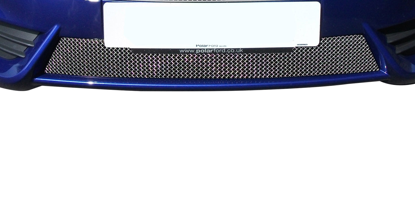 Zunsport Stainless Mesh Front Lower Bumper Grille/Grill Insert for Ford Fiesta ST Mk7 ST180 (2013-2017) - Radiator/Intercooler/Condenser Stone Guard, Intake Mesh Protector - OEM+ Look, Easy Fit, UK Made