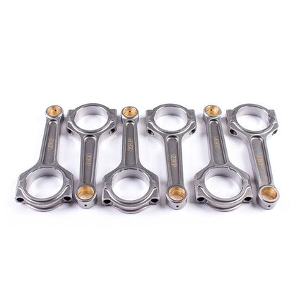 ZRP Forged 4340 I-Beam Conrods for BMW N55/N55B30 3.0L Straight-6 – 144.35mm Length, 22mm Wrist/Gudgeon Pin, ARP 2000 Bolts (Set of 6) | Performance Connecting Rod Upgrade | Fits 135i 235i 335i 435i M2