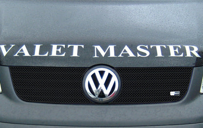 VW T5 Transporter Front Bumper Mesh Grille/Grill Insert by Zunsport - Stainless Steel Mesh Stone Guard - Radiator, Intercooler & A/C Condenser Protector - Black or Silver - Easy Fit OE-Style - UK Made Van Front Intake Cover