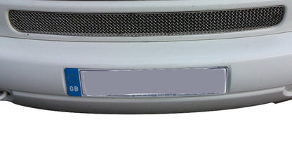 VW T5 Transporter Front Bumper Mesh Grille/Grill Insert by Zunsport - Stainless Steel Mesh Stone Guard - Radiator, Intercooler & A/C Condenser Protector - Black or Silver - Easy Fit OE-Style - UK Made Van Front Intake Cover