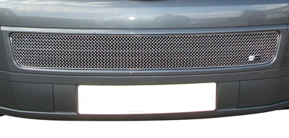 VW T5 Transporter Front Bumper Mesh Grille/Grill Insert by Zunsport - Stainless Steel Mesh Stone Guard - Radiator, Intercooler & A/C Condenser Protector - Black or Silver - Easy Fit OE-Style - UK Made Van Front Intake Cover