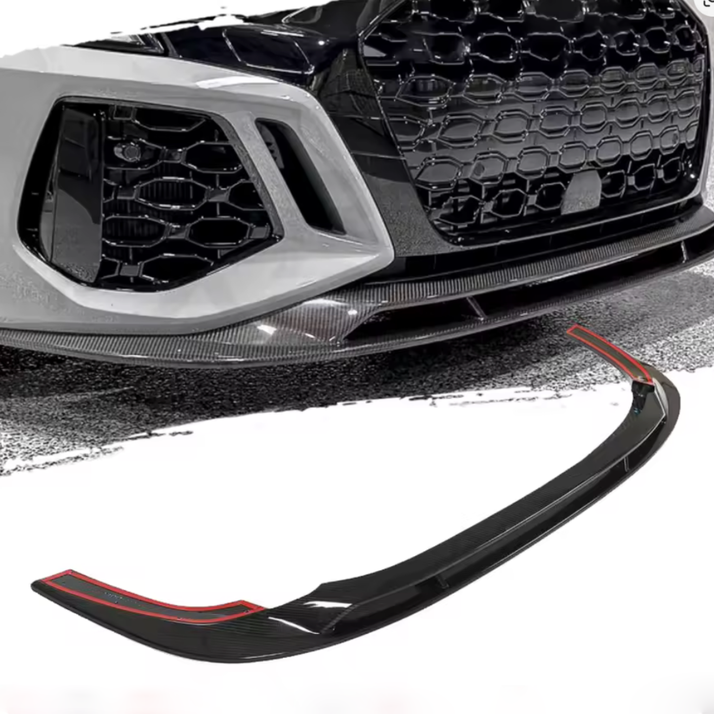 Audi RS3 8Y Carbon Fiber Front Splitter V1