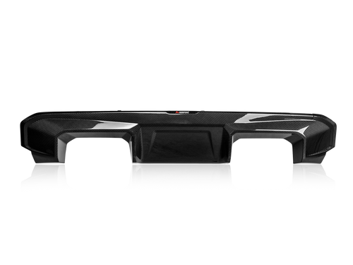 Akrapovic Gloss Carbon Fibre Rear Diffuser & Valance for BMW M3 G80 Saloon & G81 Touring (G8X) – Rear Bumper Insert, Exhaust Tip Surround, ABE Approved
