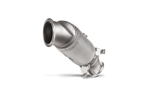 Akrapovic Catted Downpipe/Front Pipe for BMW M2 F87 N55 (2016-2017) – Stainless Steel Sports Cat, ECE Type-Approved Road Legal, High-Flow Catalyst, Direct Bolt-On OEM Fit, No Remap/Tune Required, Compatible with Akrapovic Titanium/Evolution Cat-Back