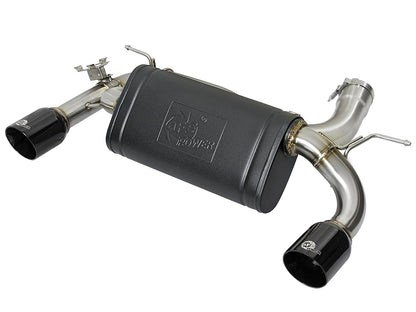aFe Power MACH Force-Xp Axle-Back Exhaust for BMW 335i/435i (F30/F32/F33) N55 | Valved | 304 Stainless | Dual 4-inch Black Tips | 2012â€“2016 | Part 49-36336-B