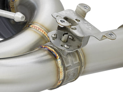 aFe Power MACH Force-Xp Axle-Back Exhaust for BMW 335i/435i (F30/F32/F33) N55 | Valved | 304 Stainless | Dual 4-inch Black Tips | 2012â€“2016 | Part 49-36336-B