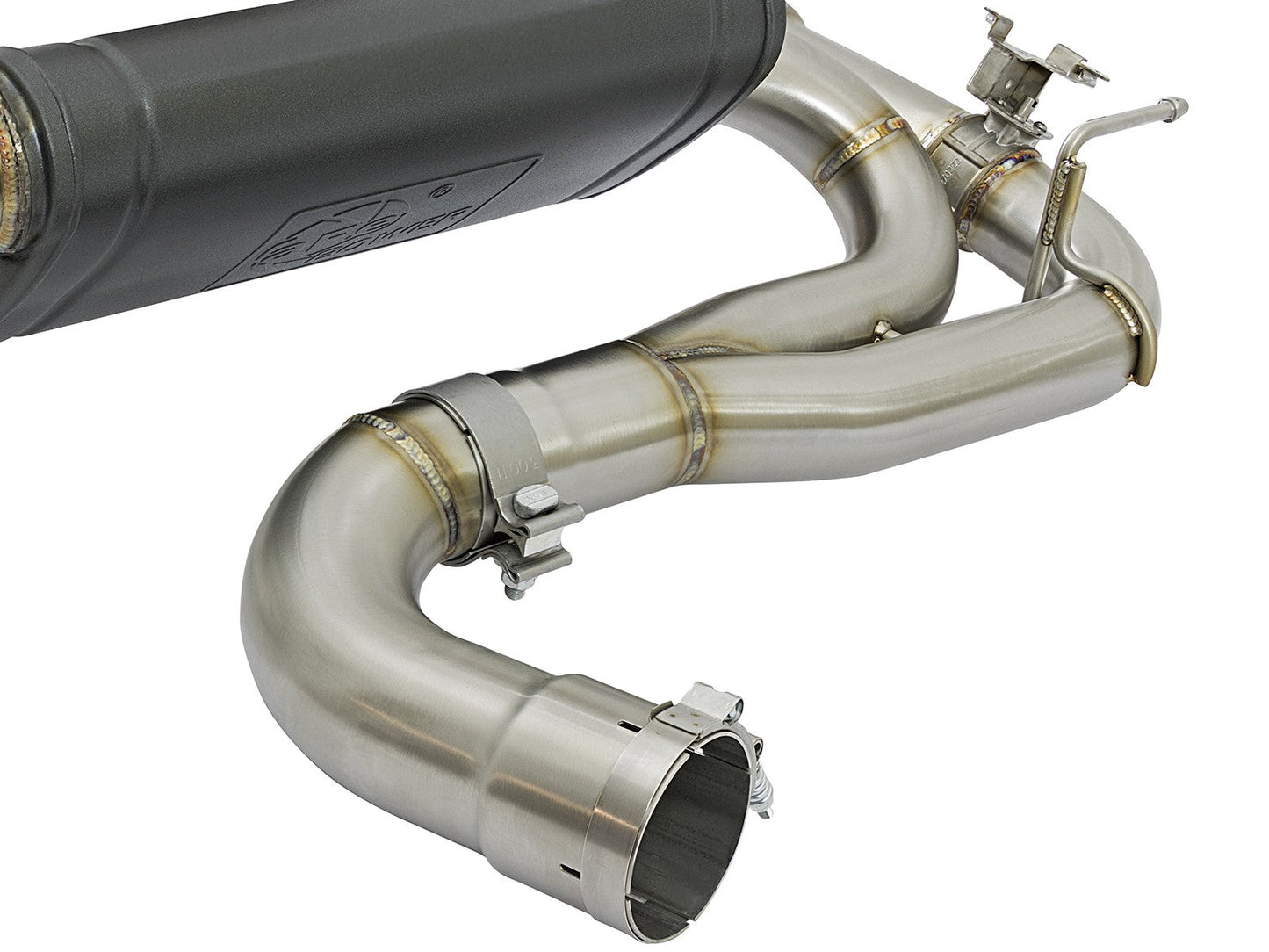 aFe Power MACH Force-Xp Axle-Back Exhaust for BMW 335i/435i (F30/F32/F33) N55 | Valved | 304 Stainless | Dual 4-inch Black Tips | 2012â€“2016 | Part 49-36336-B