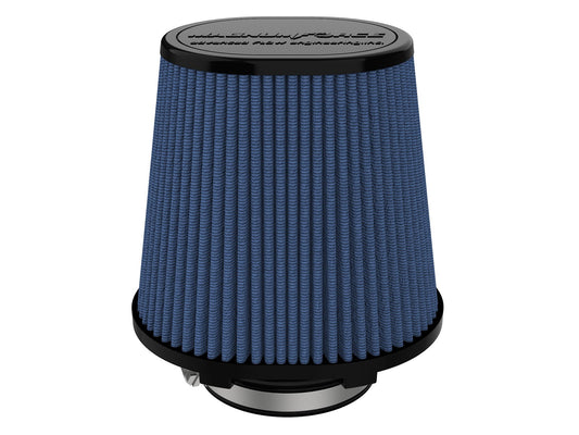 aFe POWER Magnum FLOW 4" (102mm) Clamp-On Cone Air Filter, Universal High-Flow Pod Filter, Washable/Reusable, Pro 5R (Oiled) or Pro DRY S (Oil-Free) for Turbo/Cold Air Intakes, Magnum FORCE Stage 2 Replacement - 24-90113 / 21-90113