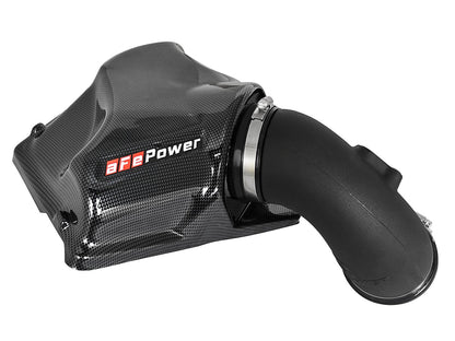 aFe Power Magnum FORCE Stage-2 Pro 5R Intake | Cold Air/Induction Kit, Enclosed Airbox, Carbon-Effect Lid / Carbon Fibre Look | BMW B58 M140i M240i 340i 440i F20 F22 F30 F31 F32 F34 F36 2016-2019 xDrive | Performance Air Intake Filter | PN 54-12912-C