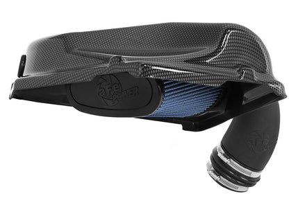 aFe Power Magnum FORCE Stage-2 Pro 5R Intake | Cold Air/Induction Kit, Enclosed Airbox, Carbon-Effect Lid / Carbon Fibre Look | BMW B58 M140i M240i 340i 440i F20 F22 F30 F31 F32 F34 F36 2016-2019 xDrive | Performance Air Intake Filter | PN 54-12912-C