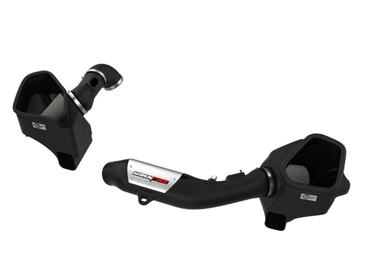 aFe POWER Stage 2 Magnum FORCE Cold Air Intake / Induction Kit (Pro 5R & Pro DRY S) for BMW S55 M2 Competition F87, M3 F80, M4 F82/F83 2015-2020 - Performance Airbox & Intake System Upgrade | 54-13032D