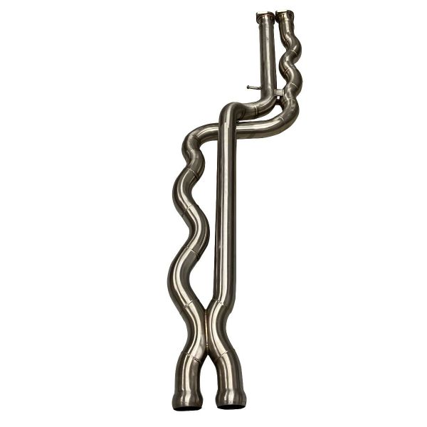 Active Autowerke Equal Length Midpipe / Centre/Center Section for BMW M3 F80 & M4 F82 F83 (S55 F8X) – Resonated or Non‑Resonated X‑Pipe Mid Section Exhaust Upgrade 2015‑2020 – Rasp Delete, Includes Centre Brace, Fits OE Back Box