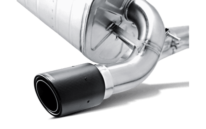 Akrapovic Evolution Line (SS) Cat-Back Exhaust (Catback) + Evolution Link Pipe Set for BMW 4 Series 435i F32 F33 F36 2013-2015 | Stainless Valved Performance Exhaust with Carbon Fibre Tips | Twin Centre Link Pipes | xDrive Compatible