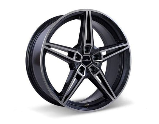 AC Schnitzer AC1 20" Alloy Wheels for Toyota GR Supra Mk5 A90/A91 J29 (2018+) - Staggered 20x8.5 & 20x10 Black Diamond Cut Split 5-Spoke - Genuine Rim Set with Optional Michelin Tyre & TPMS Bundle - UK Stock/Delivery - PN 82351906227